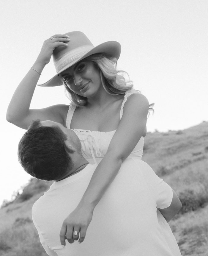 Porchside Romance and Golden-Field Engagements in Idaho