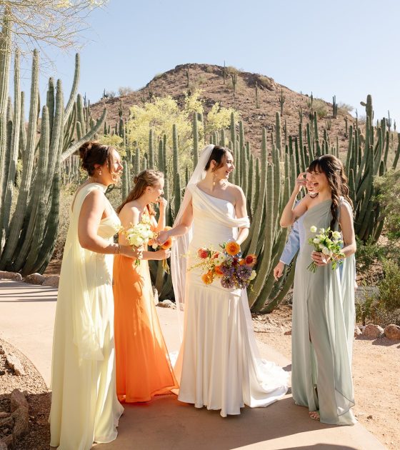 Southwestern Wedding Infused with Rich-Hued Blooms