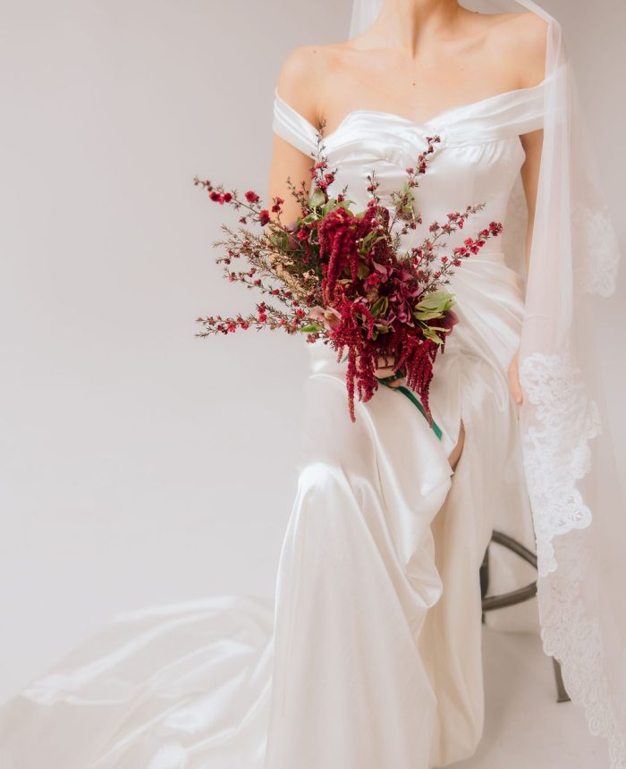 Utah Styled Shoot Infused with Berry-Toned Blooms