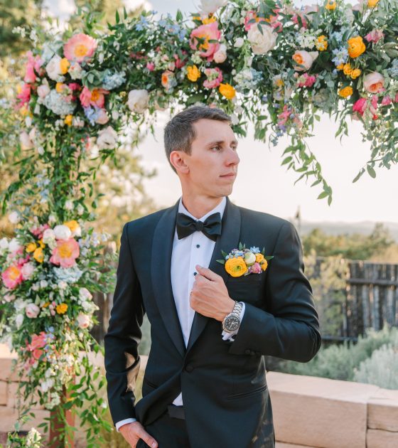 Color-Drenched Santa Fe Resort Wedding