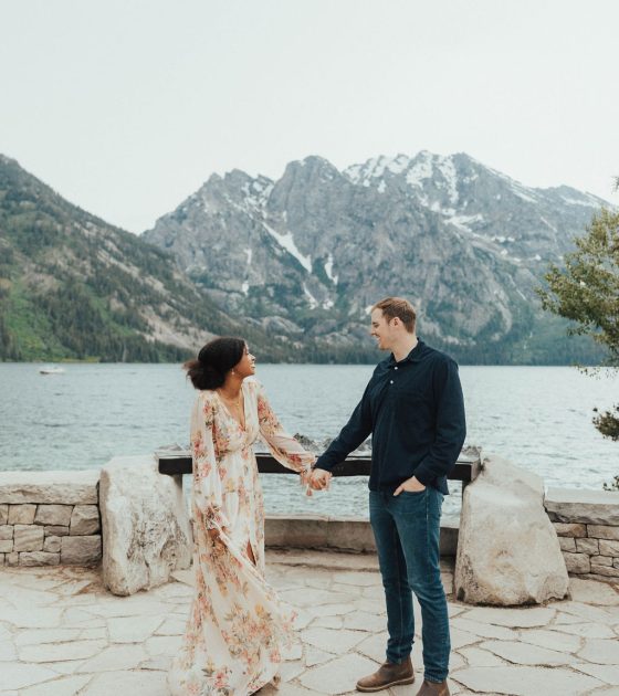 Quietly Romantic Grand Teton National Park Engagements