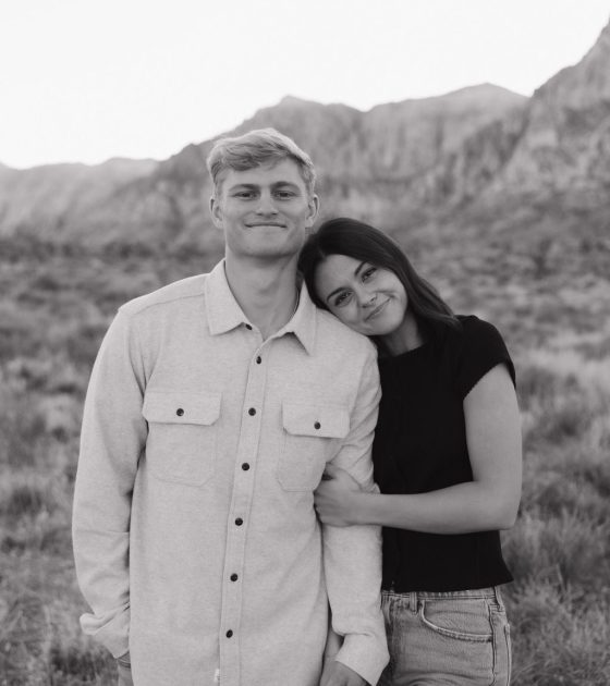 Fun-Loving Nevada Engagements with Desert Views