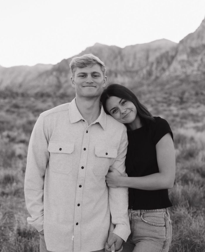 Fun-Loving Nevada Engagements with Desert Views