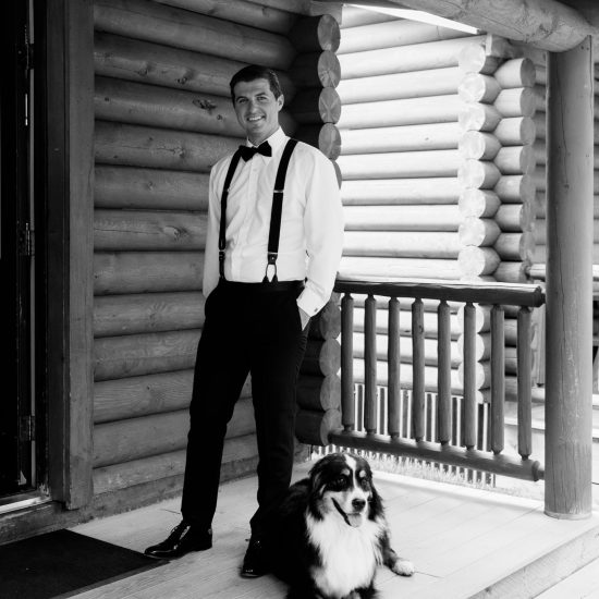 A Snowy Dog Sled Proposal to a Joyful Jackson Wedding Day