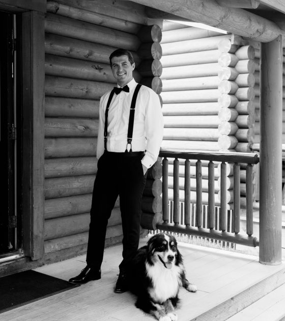 A Snowy Dog Sled Proposal to a Joyful Jackson Wedding Day