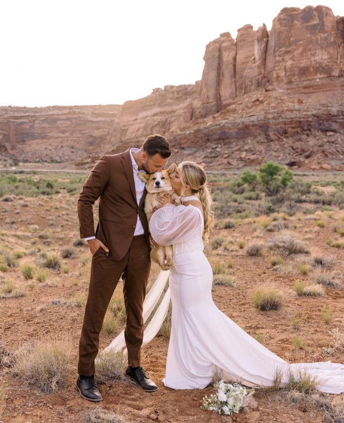 Canyon “I Do’s” and Corgi Kisses at The Red Earth Venue