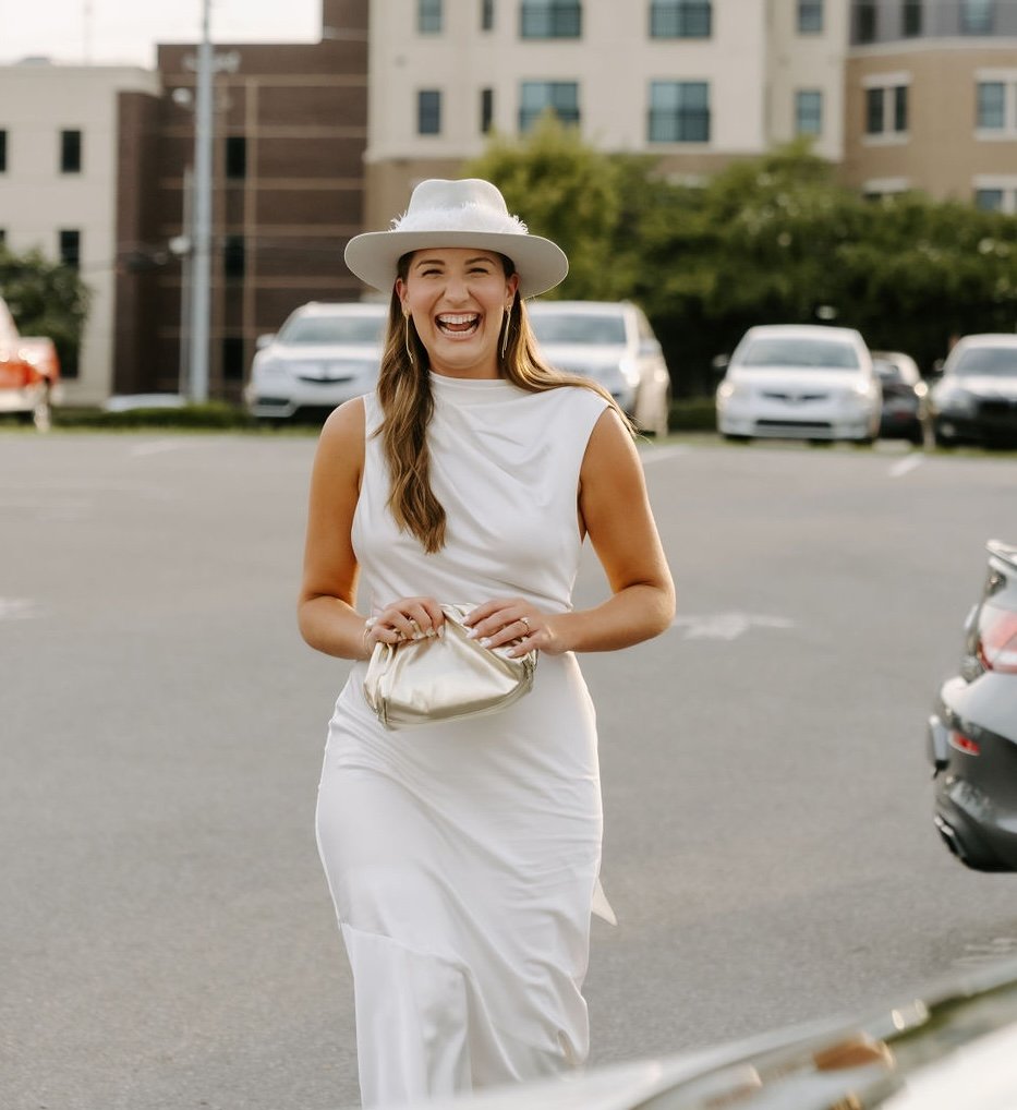 JW Bennett Real Bride: A Modern “Something Blue” in a Custom JW Bennett Hat