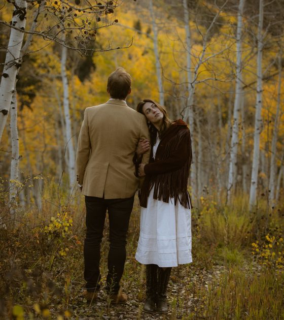 A Radiant Autumn Engagement Session in Colorado