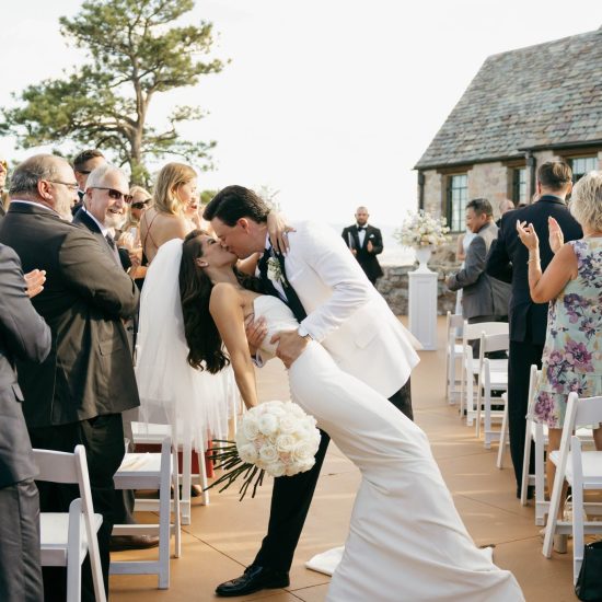 Pastel Elegance at a Colorado Castle Wedding