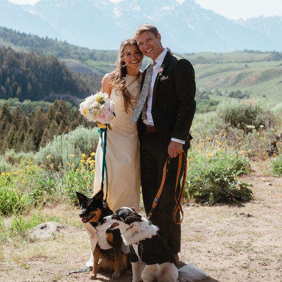 A Fun-Filled Wyoming Wedding Weekend with Sweeping Vistas