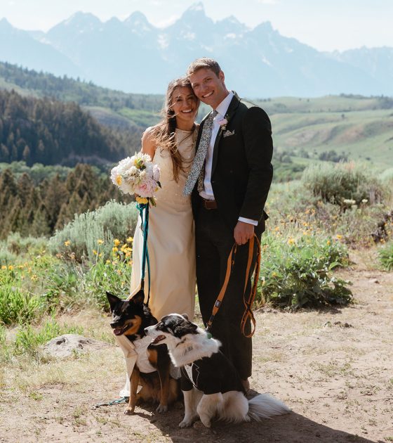 A Fun-Filled Wyoming Wedding Weekend with Sweeping Vistas