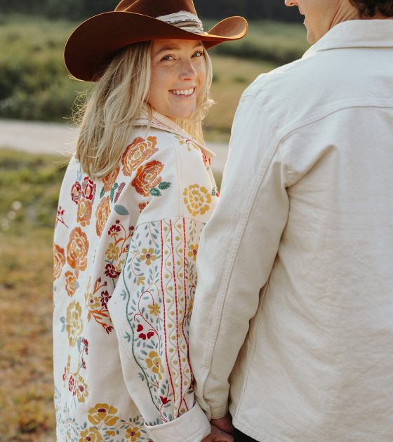 Alpine Glow Engagement Session in Vail