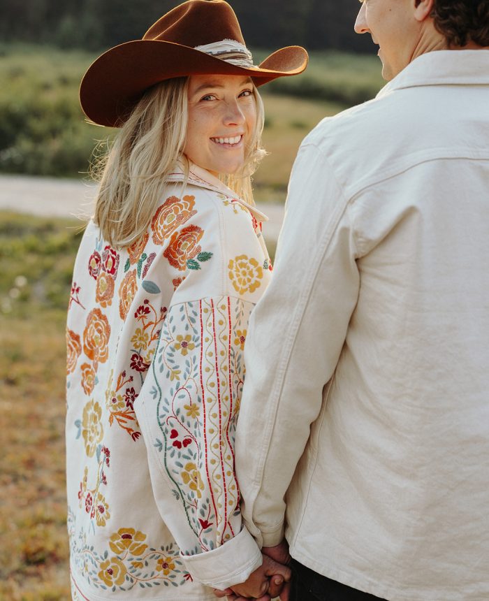 Alpine Glow Engagement Session in Vail