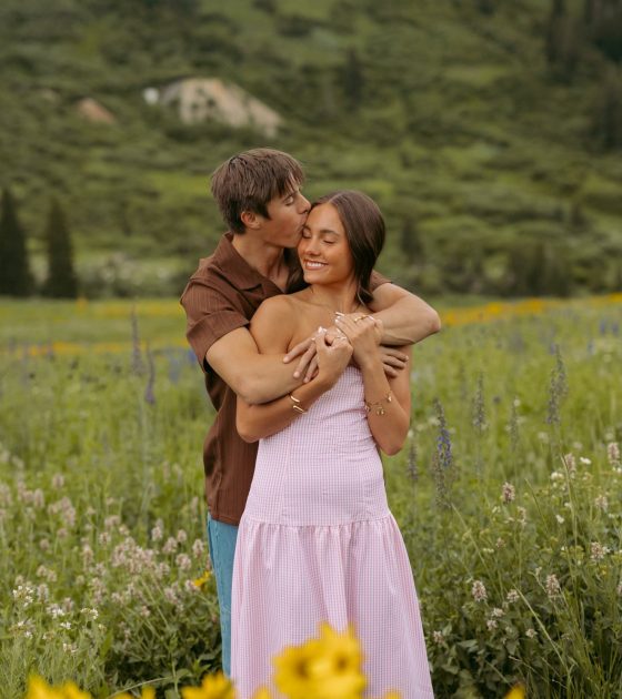 A Rain-Kissed Summer Engagement in Utah