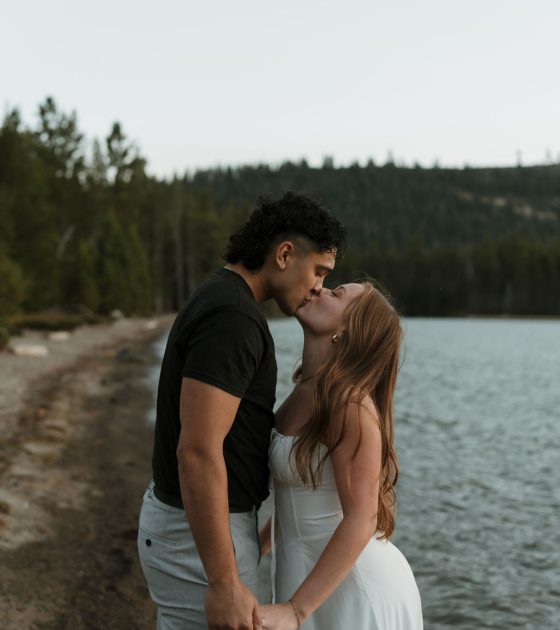 Soft and Serene Tahoe Engagement Session