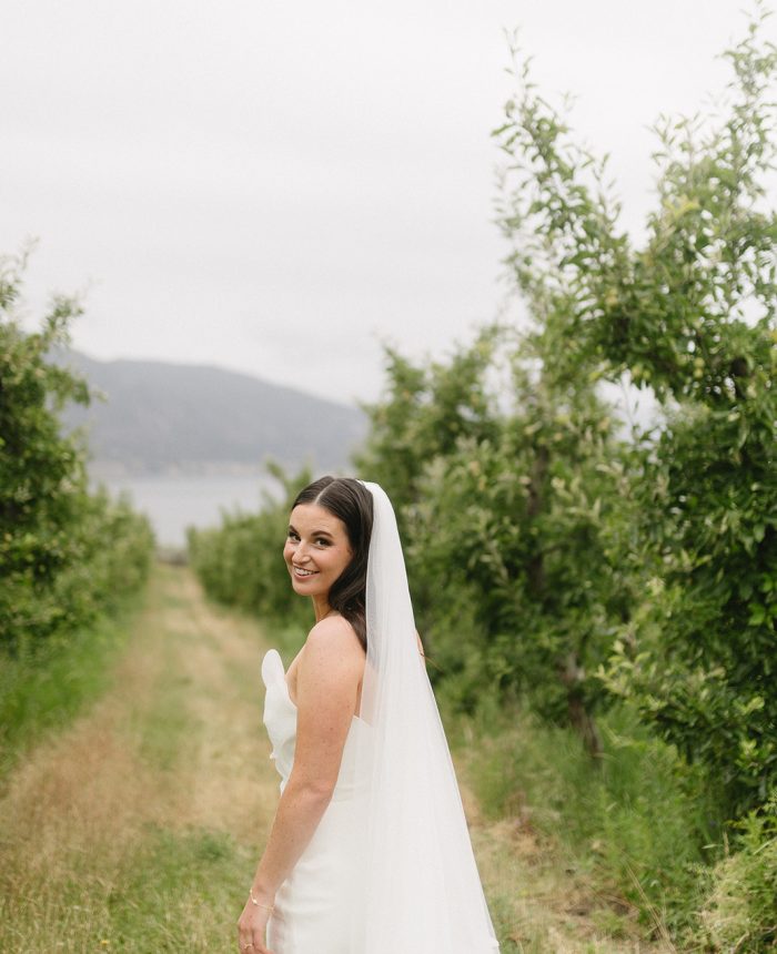 Orchard Wedding with Hazy Skies and Lively Blooms in BC