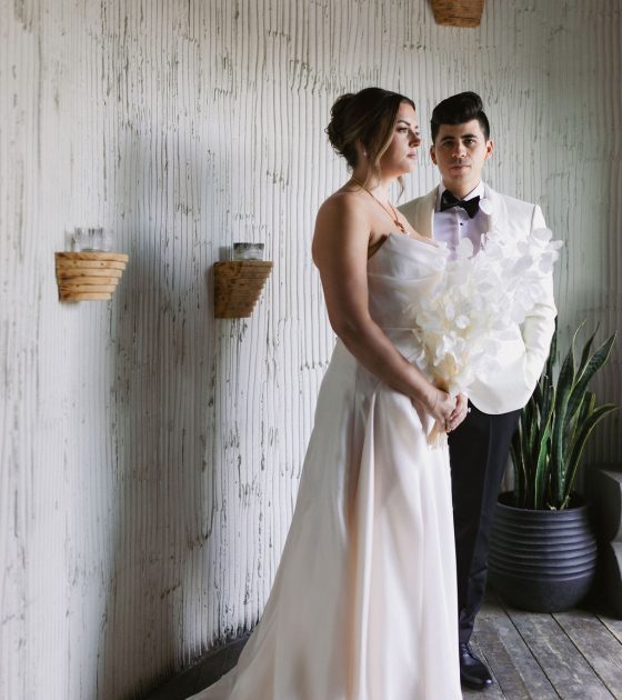 Modern Romance Meets Artistic Elegance at This Calgary Wedding