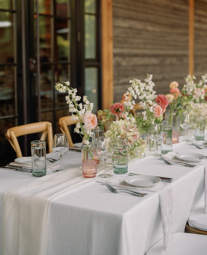 Soft Pink Floral Wedding at High West Distillery